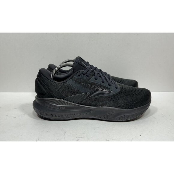 Brooks Adrenaline GTS 24 Triple Black Running Shoes 1204261B020 Womens Size 11.5 - Picture 1 of 8